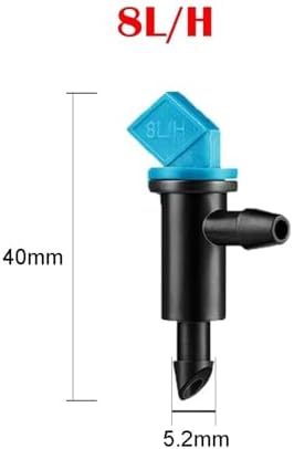 Drip Emitter 150 Pieces Irrigation Drip Emitter Garden Flag Dripper Trees and Shrubs(ColorB) - Image 2