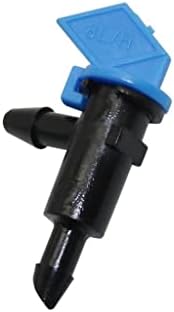 200pcs Flag Dripper 1/4" Barbed Steady Flow Micro Drip Irrigation Emitter, for Garden Bonsai Plants Flower Watering Dripper (Color : 8L) by Unknown