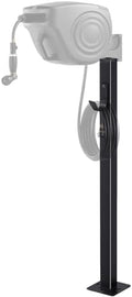 33 Inch Retractable Hose Reel Mounting Post with Multi-functional Hook Heavy Duty Vertical Stand for Garden Outdoor by Otoolling
