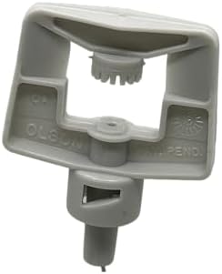 Micro-Spray Ultra-Jet Stream Spray Head, Gray Medium Flow Model, 11'-20' Foot Stream Spray Diameter, 8-16 GPH (Quick Lock for 1/4" tubing) (360°, 100) by Unknown
