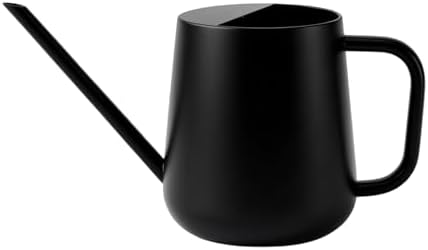 Watering Can Indoor Small for House Plant with Long Spout Stainless Steel 1000ml for Flowers Small Stainless Steel Watering Can by Unknown
