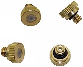 Garden Lawn Sprinkler Irrigation System 3/16 Inch External Thread Copper Stainless Steel Atomizing Atomizing Nozzle Garden Irrigation Mist Cooling Dust Sprayer 5 Pieces (Color : 0.5mm) - Image 5