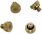 Garden Lawn Sprinkler Irrigation System 3/16 Inch External Thread Copper Stainless Steel Atomizing Atomizing Nozzle Garden Irrigation Mist Cooling Dust Sprayer 5 Pieces (Color : 0.5mm) - Image 5