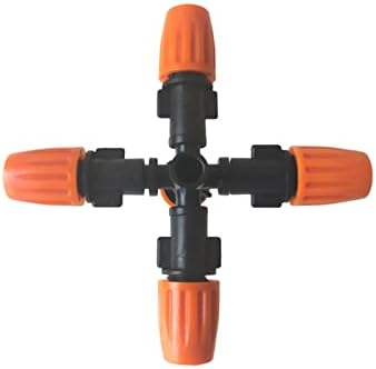 Garden Lawn Sprinkler Irrigation System 1 Piece of 5 Heads Micro-Irrigation System Mist Cooling Nozzle Garden Greenhouse Adjustable and Shut Down Spray Nozzle by Lrjskwzc