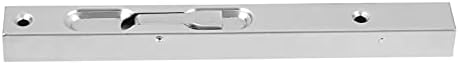 Lock Bolts, Door Security Slide Latch Lock, Heavy Duty Steel Sliding Door Lock - 304 Stainless Steel Flush Latch Bolt Slide Lock, Home Gate Door Security Guard, Door Bolt Lock(8in) - Image 4