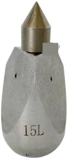 High Pressure Sewer Jetter Cleaning Nozzle - Stainless Steel 3/8" with 3 Forward & 5 Backward Holes for Efficient Pipe(1l4 20L 100bar) by Unknown