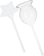 OSALADI 2pcs Self Watering Plant Spikes Glass Automatic Dripper Device by OSALADI