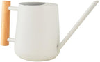 White 900ml Iron Watering Can for Indoor Plants with Long Spout Xmas by CONGARTENO