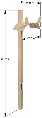 Liberty Garden Products 692-2 Basic Metal Garden Stand, Holds 150-Feet of, 5/8-Inch Hose, Tan - Image 4