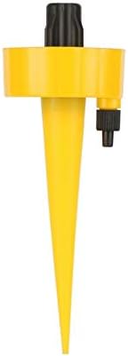 Garden Lawn Sprinkler Irrigation System Automatic Drip Irrigation System Plant Waterer Adjustable Automatic Watering Device Household Garden Plants Pointed Cone Dripper 5 Pieces (Color : YEL by Lrjskwzc