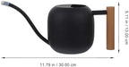Stainless Steel Watering Can for Plants 1.2l Long Spout - Image 2