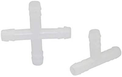 PVC Pipe Joints Drip irrigation Hose Splitters 3-Way, 4-Way Pipe Adapter with 10mm barb Agriculture Garden hose Connector 400 Pcs (Color : 3 Way) - Image 2