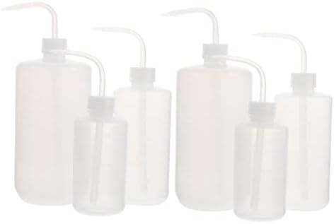Cabilock 6pcs Thickened Squeeze Watering Bottles Measurement Portable Plastic Watering Can for Indoor Plants Gardening and Cleaning by cabilock