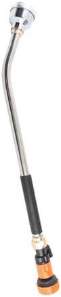 VBESTLIFE Garden Hose Watering Wand Long Nozzle Sprayer with Press Switch Control, 36-Inch Stainless Steel Aluminum, Leak Proof Washer Included for Plant Lawn Garden Car Wash (60CM) - Image 7