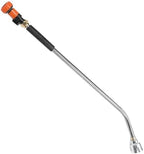 FTVOGUE Garden Hose Watering Wand Press Switch Control Ergonomic Design Stainless Steel Aluminum Construction with Adjustable Spray Patterns for Plants Cars AC Yards (90CM) - Image 2