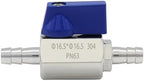 2PCS Stainless Steel 5/8" Mini Ball Valve Shut Off Valve 5/8" Hose Barb - Image 2