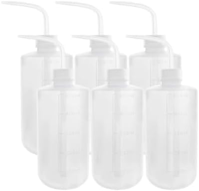 Plastic Safety Wash Bottle 500ml Slanted Tip by Unknown