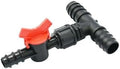 16/20/25mm Garden Hose Splitter Tee Reducer Barb Connector Tap Valve 1/2 3/4 1" 3-way Water Tube Fitting Drip Irrigation System(D-1) by Unknown