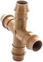 Netafim 17mm Techline Insert Cross - Drip Irrigation Barbed Cross Connector (50 PCS) | Compatible with 1/2" Drip Line Tubing | Easy Install | Precision Garden Watering (32500-006340) - Image 6