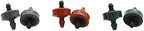 100 Pcs 2L 4L 8L Steady Flow Dripper Pressure Compensating Emitter Durable Drip Irrigation Water Regulator Steady Flow Dripper(Light Grey) - Image 7