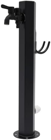 Outdoor Vertical Garden Water Column with Faucet, Floor Mounted Hose Stand with Faucet, Stainless Steel Frost-Proof Vertical Water Hydrant for Exterior Patio Backyard and Lawn (Hexagonal) by Pinelicorn