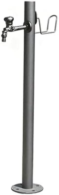 Cylindrical Garden Water Column Freestanding Outdoor Water Tap with Hose Holder,Antifreeze Water Hydrant Heavy-Duty Garden Water Fountain(86x20.5cm) by PZEOB