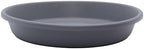 The HC Companies 17.5 Inch Round Plastic Classic Plant Saucer - Indoor Outdoor Plant Trays for Pots - 17.5"x17.5"x3" Warm Gray by TheHCCompanies