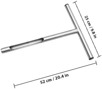 Heavy-duty Stainless Steel T-handle Soil Sampler Probe for Lawn Care - Image 2