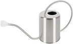Stainless Steel Silver Colored Watering Can 1/2 Gallon Long Spout Watering Pot for Indoor Plant Watering or Outdoor Gardening with 2Pcs Removable Spray Spout for Flowers - Image 5