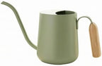 Stainless Steel Watering Can Easy to Refill Gooseneck Watering Can Anti for Houseplant Owners, Gardeners, Everyday Gardening, Balconies, Green by Unknown