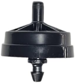 100 Pack - Netafim Woodpecker Drip Irrigation Emitters – Sturdy, Reliable, and Clog-Resistant Emitters for Precision Watering | Pressure Compensating | (1 GPH (Black)) by DripWorks
