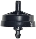 100 Pack - Netafim Woodpecker Drip Irrigation Emitters – Sturdy, Reliable, and Clog-Resistant Emitters for Precision Watering | Pressure Compensating | (1 GPH (Black)) by DripWorks