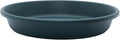 The HC Companies Flower Pot Saucers - Plastic Plant Saucer for Outdoors & Indoors - Traditional Design Plant Pot Trays for Water Drainage - Durable & Stylish Round Plant Tray (16-inch Evergreen) by TheHCCompanies