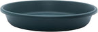 The HC Companies Flower Pot Saucers - Plastic Plant Saucer for Outdoors & Indoors - Traditional Design Plant Pot Trays for Water Drainage - Durable & Stylish Round Plant Tray (16-inch Evergreen) by TheHCCompanies