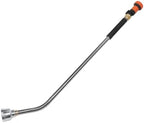 Garden Hose Watering Wand Stainless Steel and Aluminum Watering Sprayer Wand with Press Switch Adjustable Spray Patterns for Plants Cars AC Yards (90CM) - Image 3