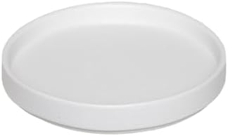 Plant Tray for Pots - 9 Inch Ceramic Plant Saucer for Indoors, Plant Water Tray Plant Drainage Dray Decorative Flower Pot Saucer Plant Plates to Catch Water(Frosted White) by Fzfeiyy
