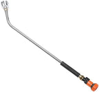 Fabater Garden Hose Watering Wand, Long Hose Nozzle Sprayer for Plants Lawn, Press Switch Watering Sprayer Wand, Sturdy Stainless Steel Aluminum Nozzle, Car Cleaning Yard (90CM) - Image 2