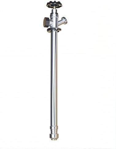Frost Free Sillcock 10 Inch with Vacuum Breaker - Push Fit Connection - Lead-Free Brass Outdoor Faucet, Anti-Siphon Freeze Proof Hose Bibb, Tool-Free Installation for PEX/Copper/CPVC by GBQA