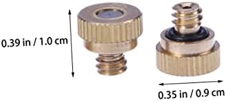 SUPVOX 90pcs Misting Nozzle for Outdoor Use Brass Atomizing Nozzle Garden Hose Sprayer Sprayer - Image 2