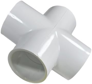 10 Pack - Dura Plastics Schedule 40 PVC Slip Cross | High-Capacity 4-Way Connection | Irrigation & Plumbing | 420-005 (3/4" 10 Pack (P34X-10)) - Image 2