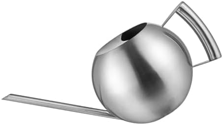 Lurrose Stainless Steel Watering Pot Long Spout Indoor Outdoor Gardening Kettle Plant Water Bottle with Ergonomic Handle and Opening for Succulents and Bonsai by Lurrose