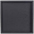 Plant Trays Plant Watering Pallet Imitation Cement, Indoor Outdoor Square Planter Drip Trays Flower Pots Saucers(Black,XL) by Unknown