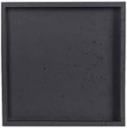 Plant Trays Plant Watering Pallet Imitation Cement, Indoor Outdoor Square Planter Drip Trays Flower Pots Saucers(Black,XL) by Unknown