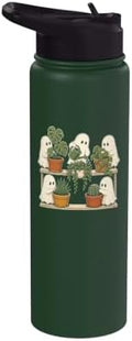 Plant Halloween Ghosts Watering Houseplant Lover Gift Stainless Steel Insulated Water Bottle by Unknown