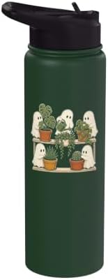 Plant Halloween Ghosts Watering Houseplant Lover Gift Stainless Steel Insulated Water Bottle by Unknown