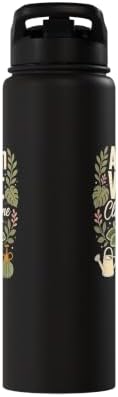 African Violet Plant Collector Houseplant Lover Gift Stainless Steel Insulated Water Bottle - Image 4
