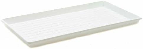 Bootstrap Farmer 5 Trays Shallow 1020 Trays No Hole Extra Strength White by BootstrapFarmer
