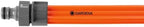 Gardena Hose Sprinkler: Sprinklers for Narrow beds and Zones, Planting Gentle Spray, Suitable to Many Possible Gardena Ports, Individual Length Adjustment, 7.5m, Orange (995-20) - Image 2