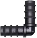 PE Pipe Barb connectors, tees, Elbows, Straight-Through end Plugs, Garden drip Irrigation Hoses, reducers, splitters(Elbow,16mm,50 Pieces) by Unknown