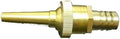 Brass Adjustable Jet Nozzle for Garden Fountain - 7mm Pore Size, Compatible with 16/19/25mm Hose Tubes(25mm) by Unknown